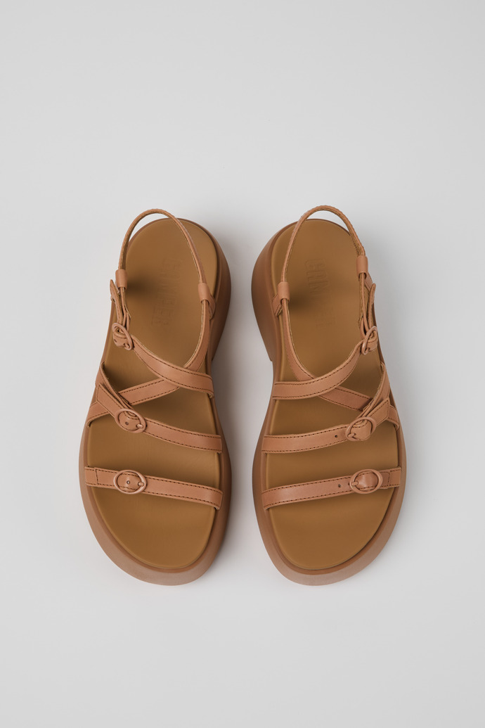 Neu Eingetroffen Camper Tasha - Nackte Ledersandalen für Damen.