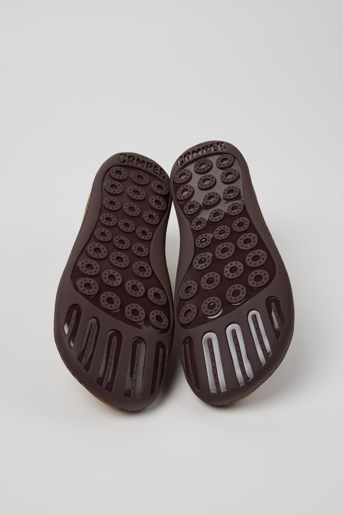 Neu Eingetroffen Camper Peu - Brauner Damenschuh aus Leder und PET.