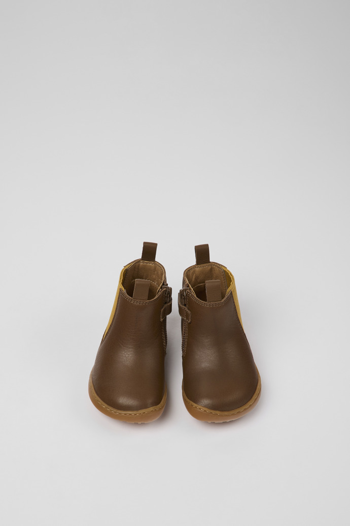 Neu Eingetroffen Camper Peu - Brauner Kinderstiefel aus Leder
