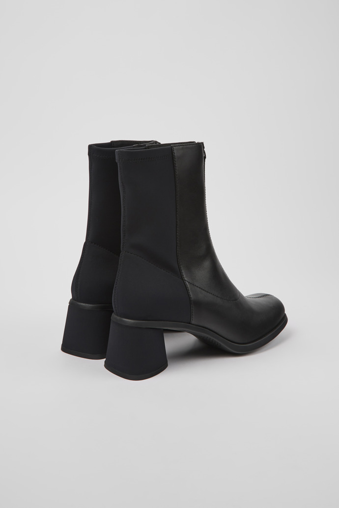 Neu Eingetroffen Camper Kiara - Schwarzer Damenstiefel aus Leder und Recycling-PET