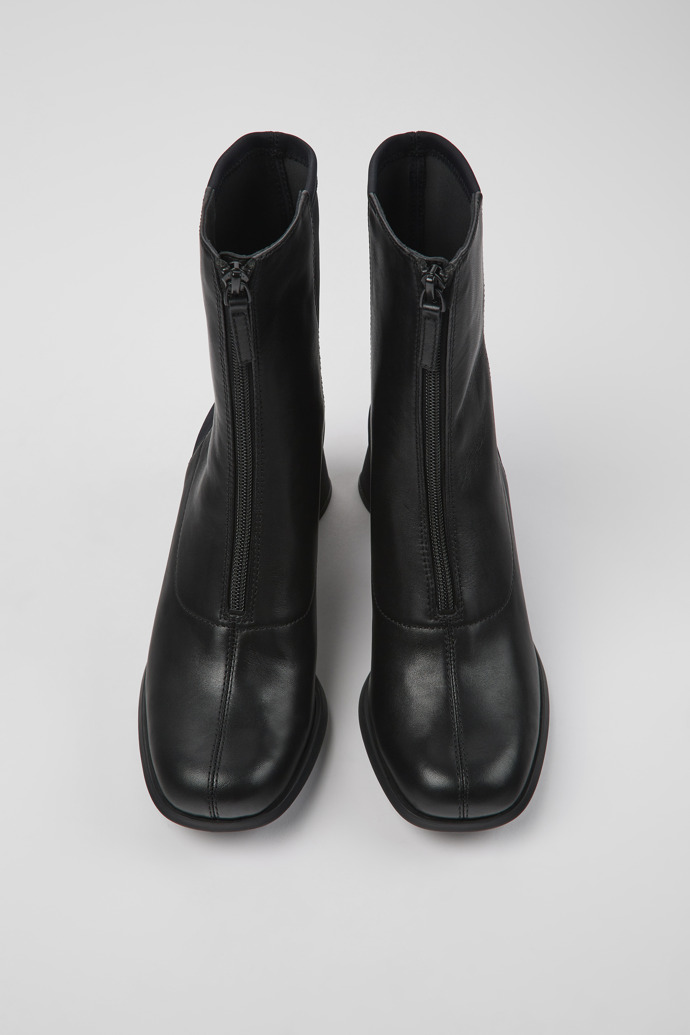 Neu Eingetroffen Camper Kiara - Schwarzer Damenstiefel aus Leder und Recycling-PET