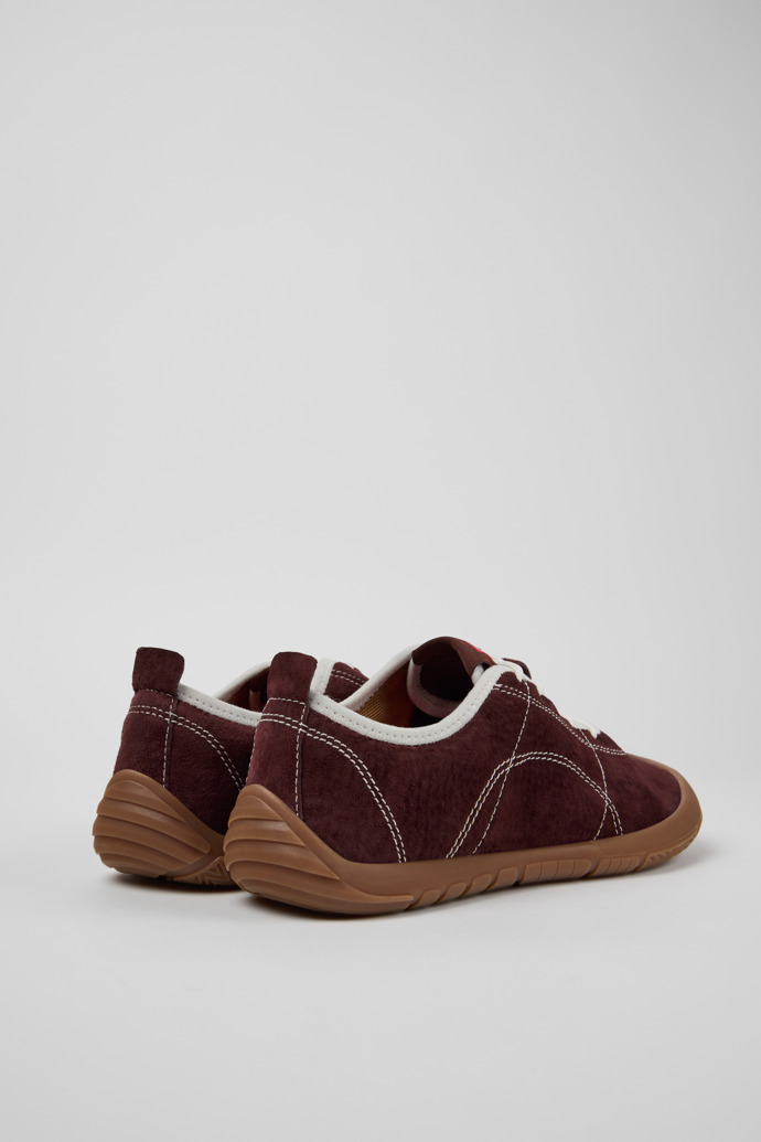 Neu Eingetroffen Camper Peu Path - Weinroter Damensneaker aus Nubukleder.