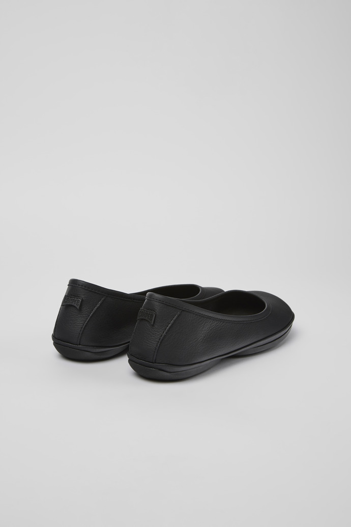 Neu Eingetroffen Camper Right - Schwarze Lederballerinas für Damen