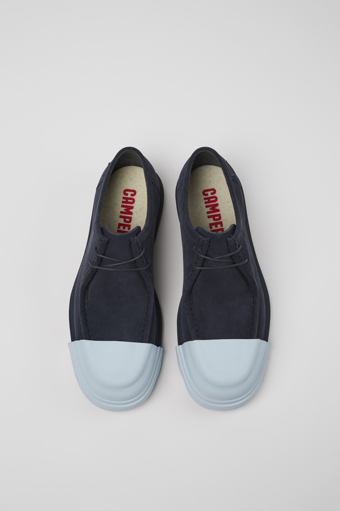 Neu Eingetroffen Camper Junction - Blauer Herrenschuh aus Nubukleder