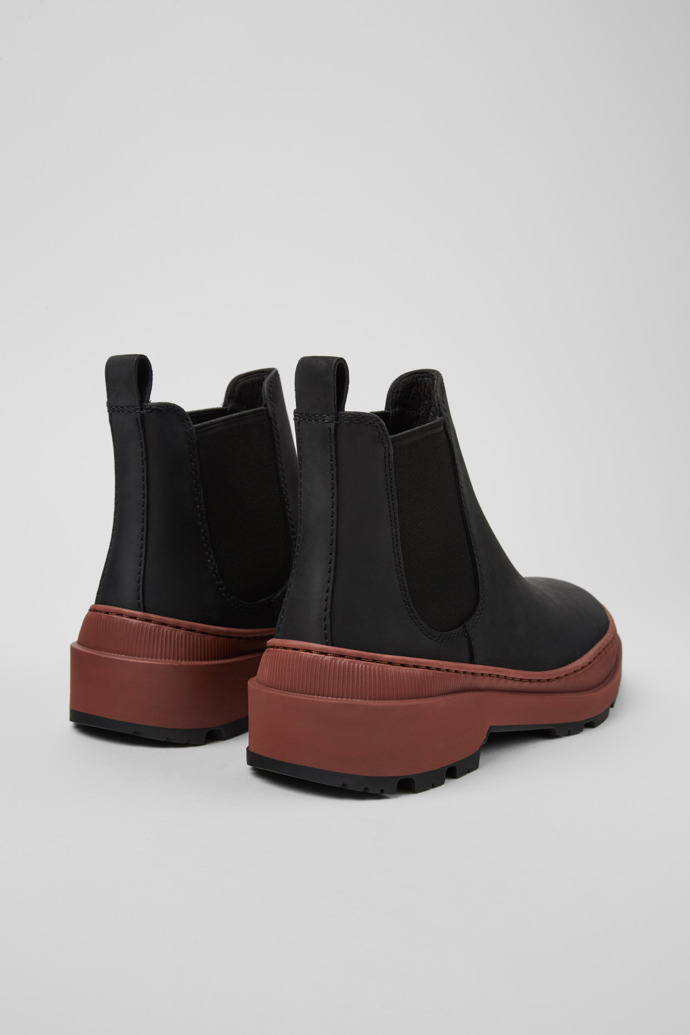 Neu Eingetroffen Camper Brutus Trek MICHELIN - Schwarze Damenstiefelette aus Nubukleder