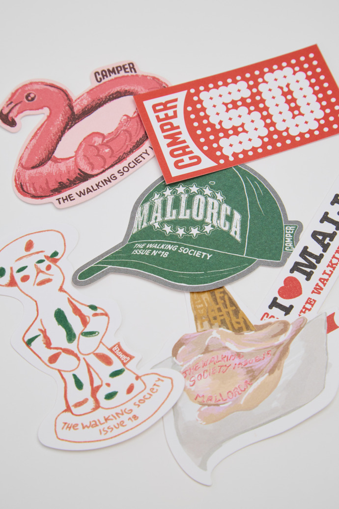 Neu Eingetroffen Camper The Walking Society Mallorca Stickers - 6er-Pack Sticker