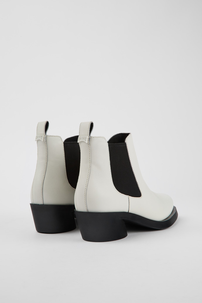 Neu Eingetroffen Camper Bonnie - Weiße Chelseastiefel aus Leder für Damen