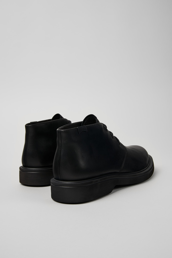 Neu Eingetroffen Camper Norman - Schwarze Herrenstiefelette aus Leder.