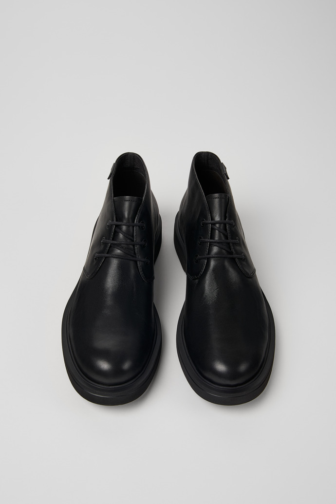 Neu Eingetroffen Camper Norman - Schwarze Herrenstiefelette aus Leder.