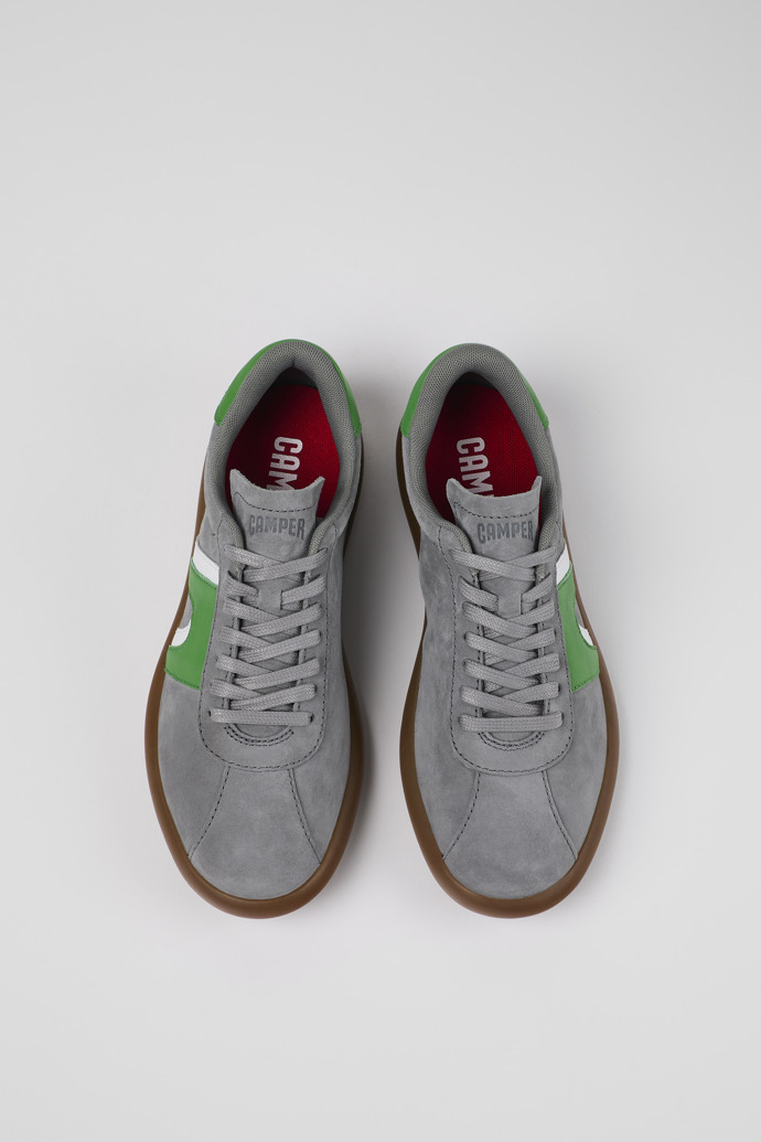 Neu Eingetroffen Camper Pelotas Soller - Grauer Damensneaker aus Nubukleder/Leder