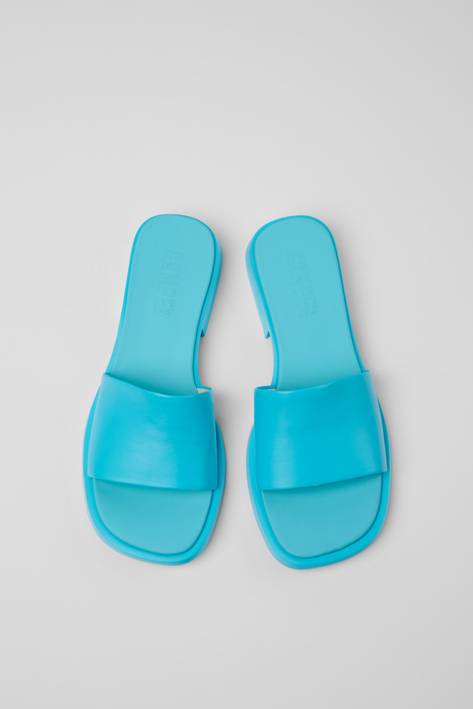 Neu Eingetroffen Camper Dana - Blaue Ledersandale für Damen.