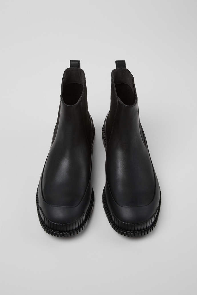 Neu Eingetroffen Camper Pix - Schwarze Herrenstiefelette aus Leder.