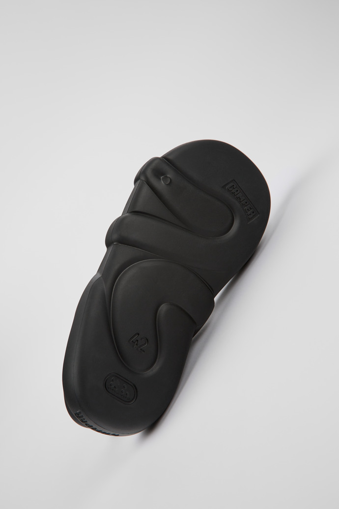 Neu Eingetroffen Camper Kobarah Flat - Schwarze Sandalen.