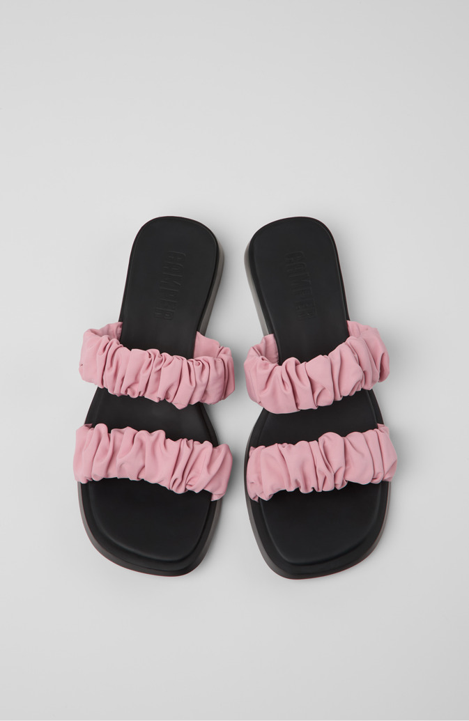 Neu Eingetroffen Camper Dana - Rosa Sandalen aus recyceltem PET für Damen.