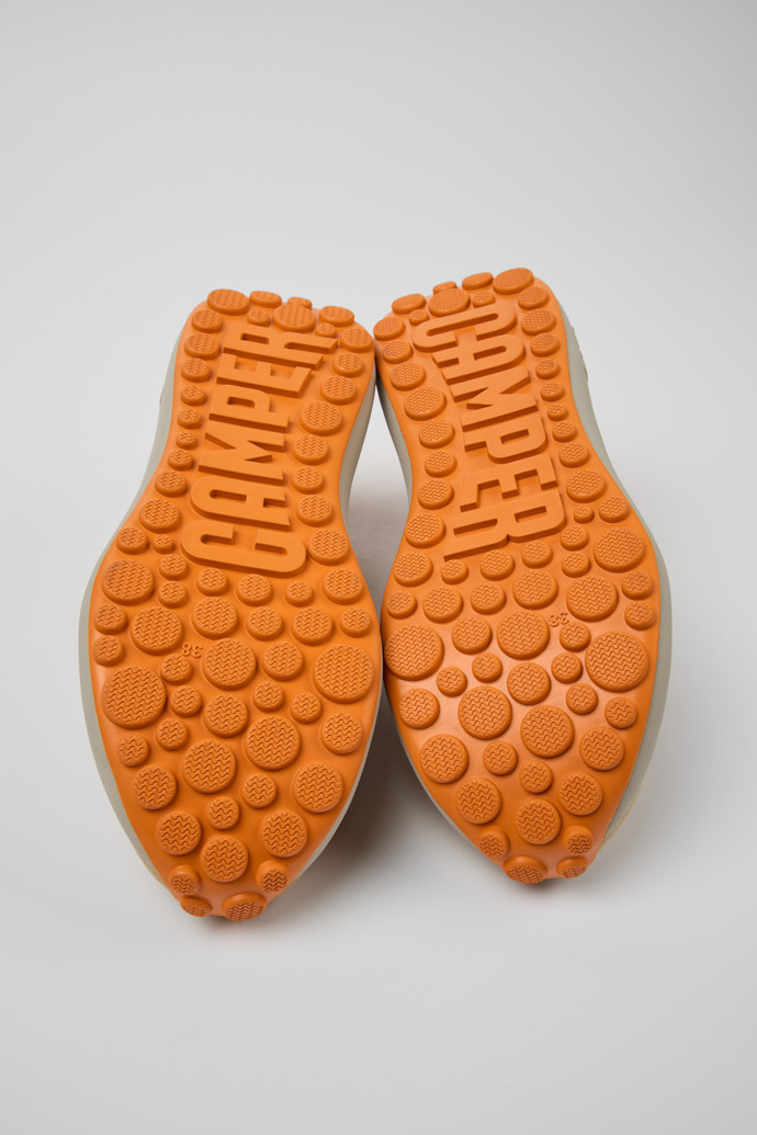Neu Eingetroffen Camper Pelotas Athens - Mehrfarbiger Damensneaker aus recyceltem PET und Nubukleder.