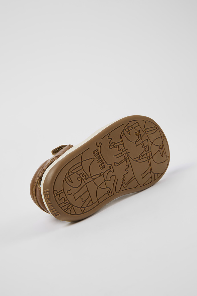 Neu Eingetroffen Camper Bicho - Braune Ledersandalen