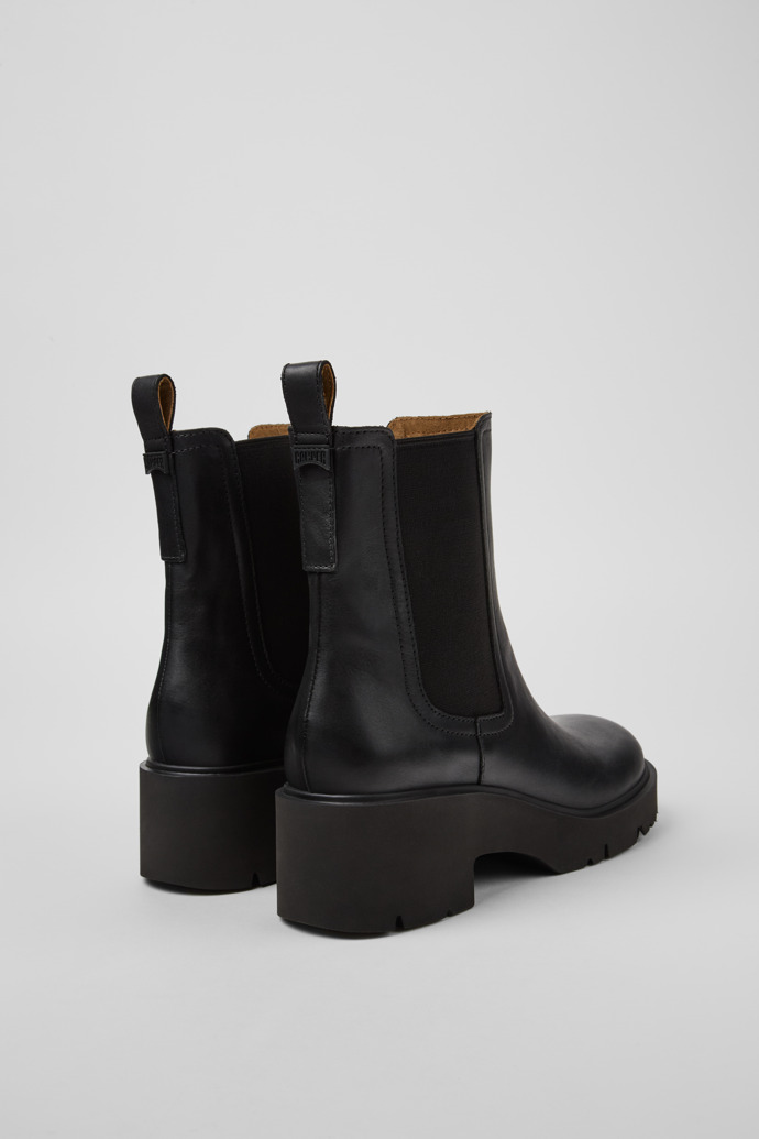 Neu Eingetroffen Camper Milah - Schwarze Damenstiefelette aus Leder