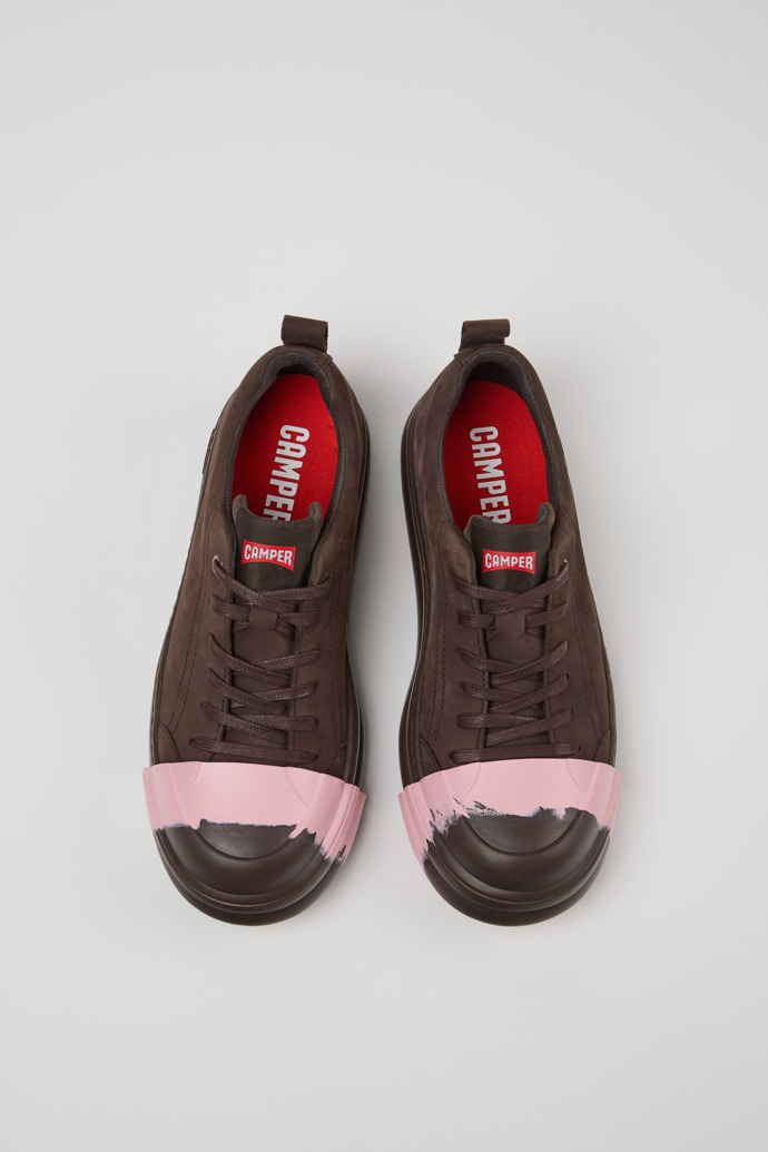 Neu Eingetroffen Camper Junction Runner - Braune Damensneaker aus Nubukleder.