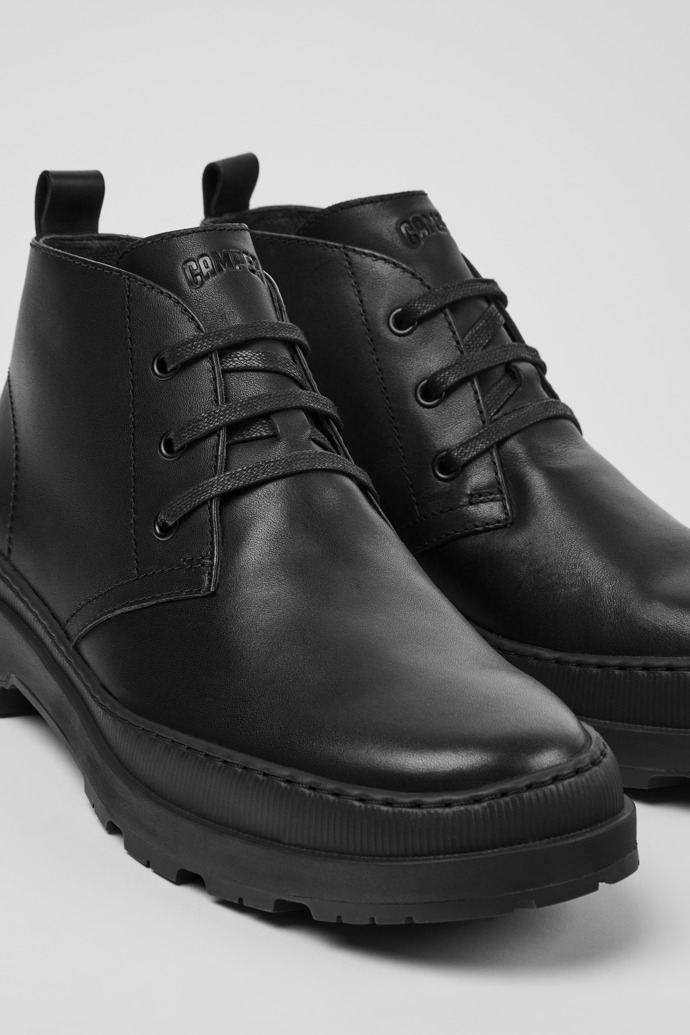 Neu Eingetroffen Camper Brutus Trek MICHELIN - Schwarze Herrenstiefelette aus Leder