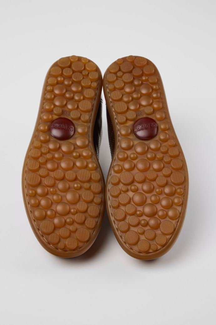 Neu Eingetroffen Camper Pelotas - Brauner Frauenschuh aus Leder.