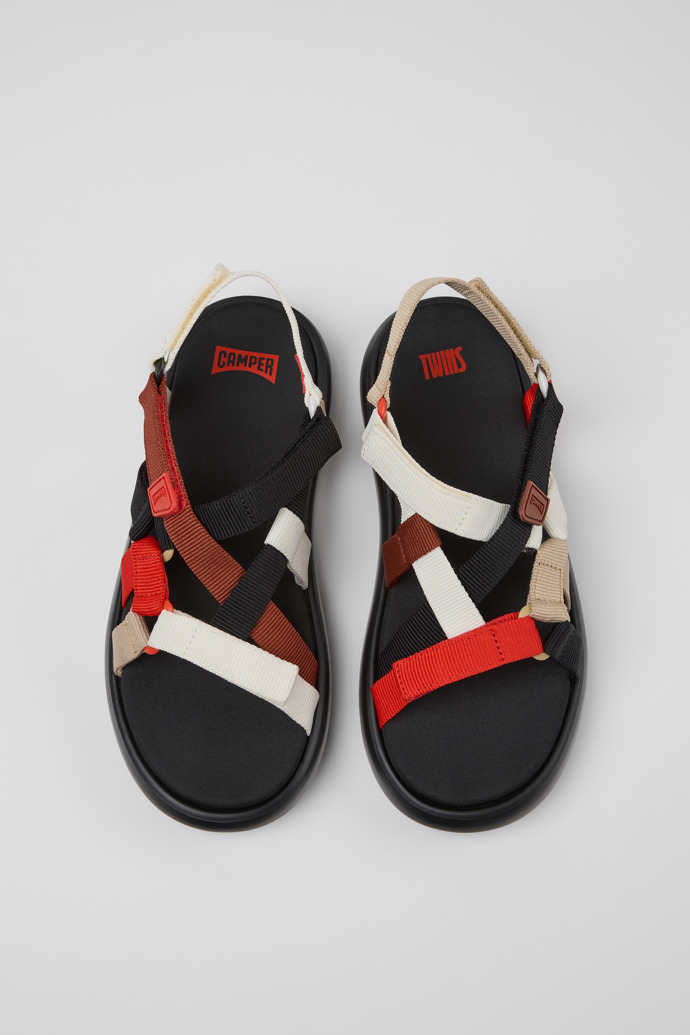 Neu Eingetroffen Camper Twins - Mehrfarbige Sandalen aus Recycling-PET für Herren.