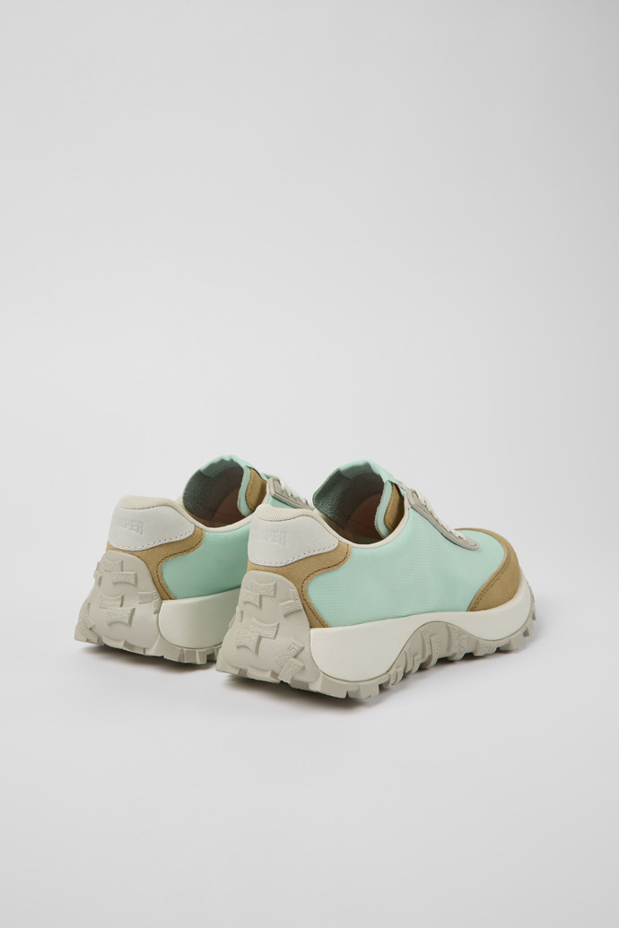 Neu Eingetroffen Camper Drift Trail VIBRAM - Blauer Damensneaker aus Textil/Nubukleder
