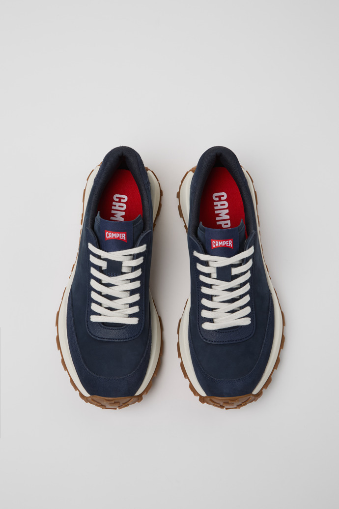 Neu Eingetroffen Camper Drift Trail VIBRAM - Blauer Herrensneaker aus Nubukleder und Textil.