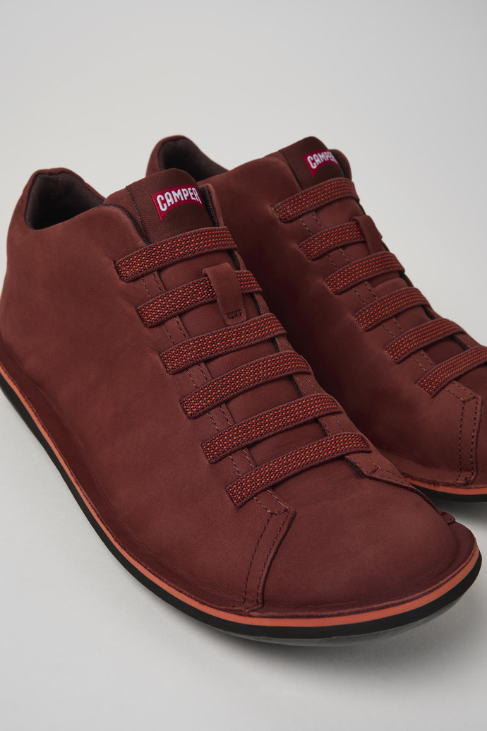 Neu Eingetroffen Camper Beetle - Rote Sneaker aus Nubukleder