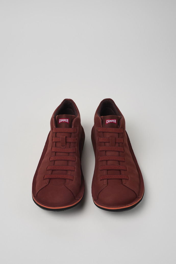 Neu Eingetroffen Camper Beetle - Rote Sneaker aus Nubukleder