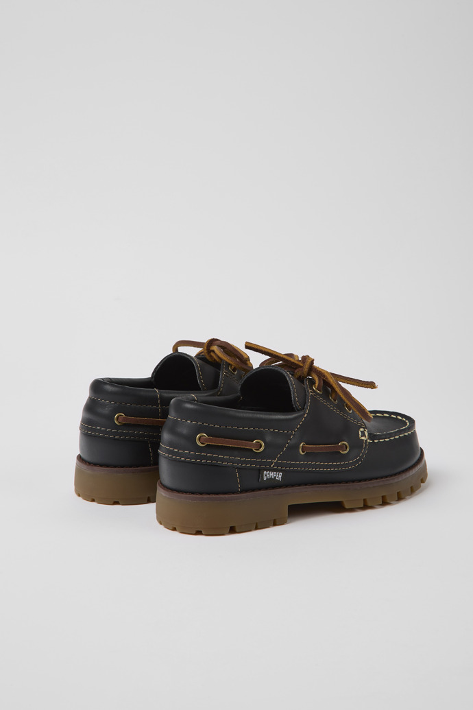 Neu Eingetroffen Camper Compas - Blauer Kinderschuh aus Leder im Marinelook.