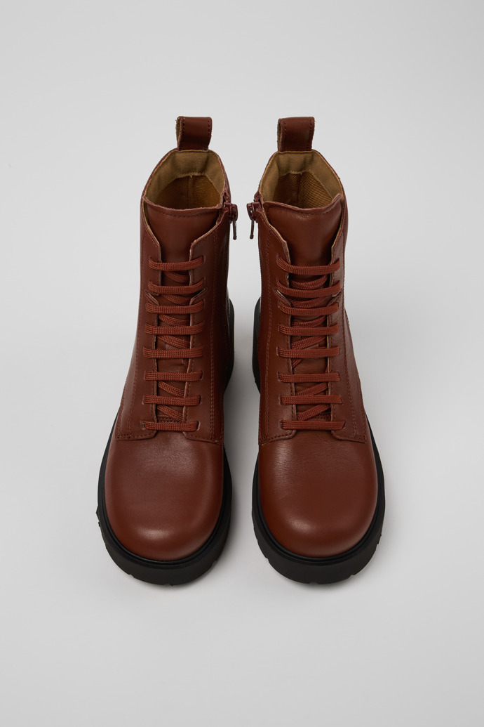 Neu Eingetroffen Camper Milah - Roter Schnürstiefel für Damen