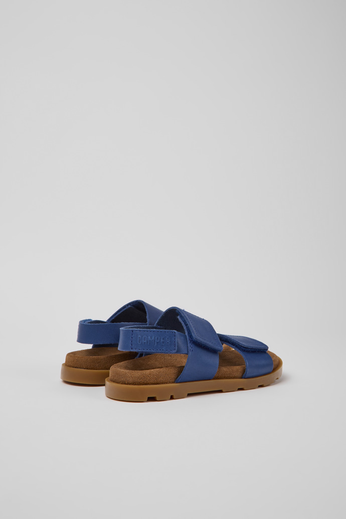 Neu Eingetroffen Camper Brutus Sandal - Blaue Kindersandale aus Leder