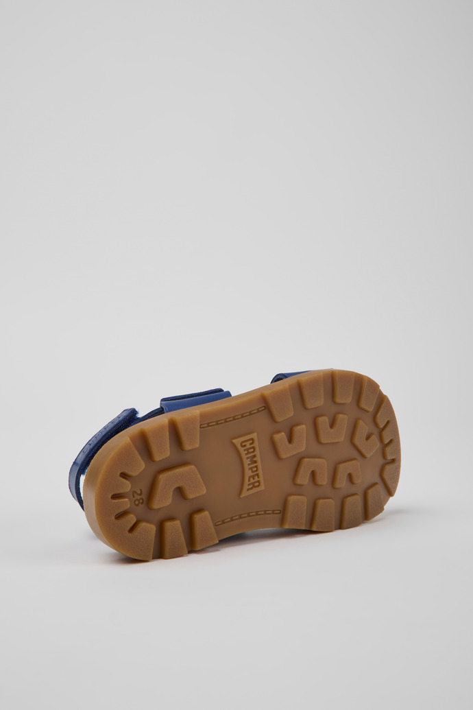 Neu Eingetroffen Camper Brutus Sandal - Blaue Kindersandale aus Leder