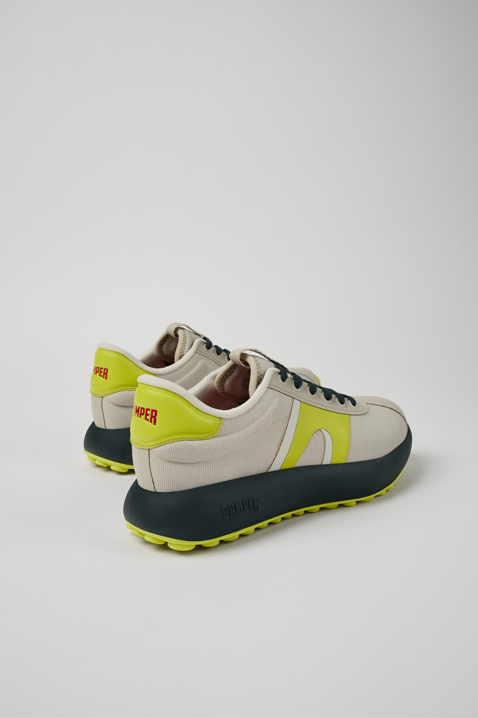 Neu Eingetroffen Camper Pelotas Athens - Grau-gelber Damensneaker aus Textil