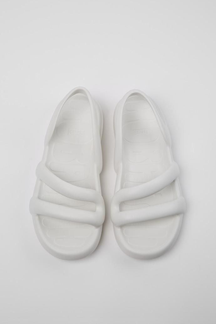 Neu Eingetroffen Camper Kobarah Flat - Weiße Sandalen.