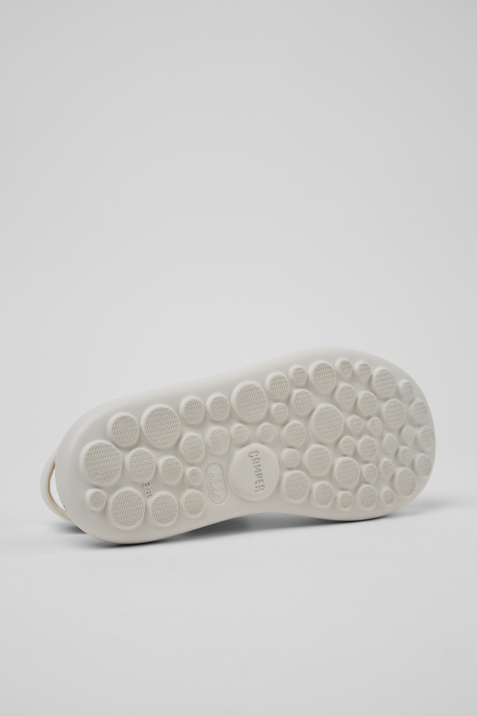 Neu Eingetroffen Camper Pelotas Flota - Weiße Ledersandalen für Damen.