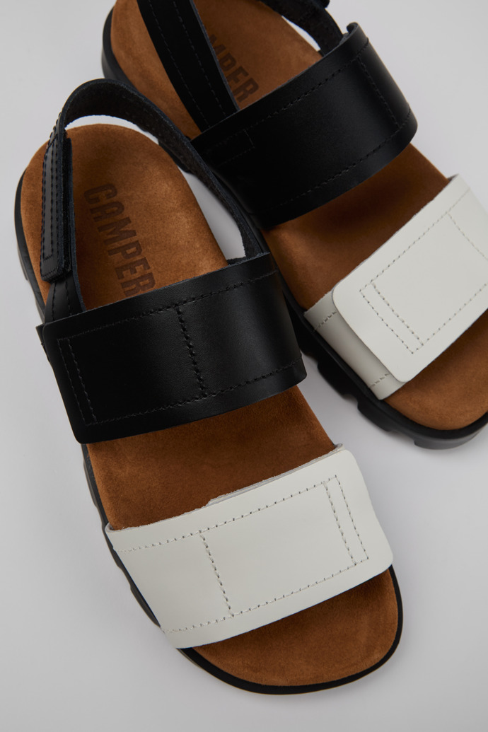 Neu Eingetroffen Camper Brutus Sandal - Mehrfarbige Ledersandalen für Damen.
