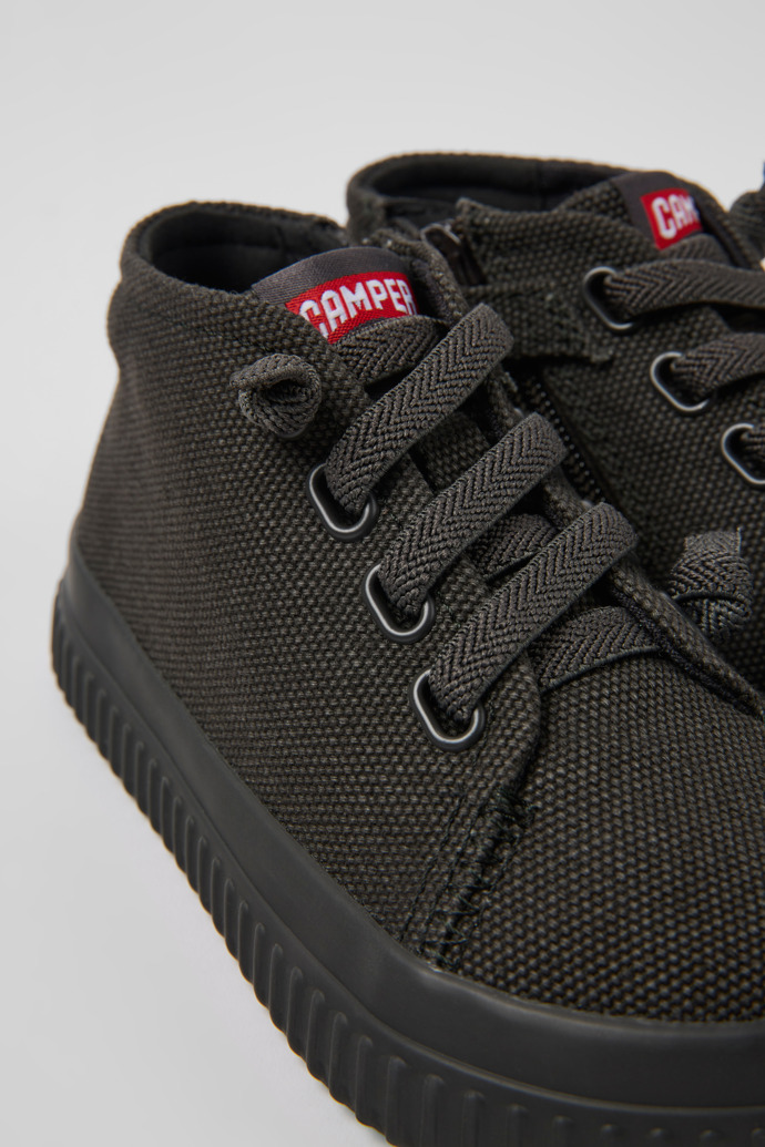 Neu Eingetroffen Camper Peu Roda - Dunkelgrauer Kindersneaker aus Textil