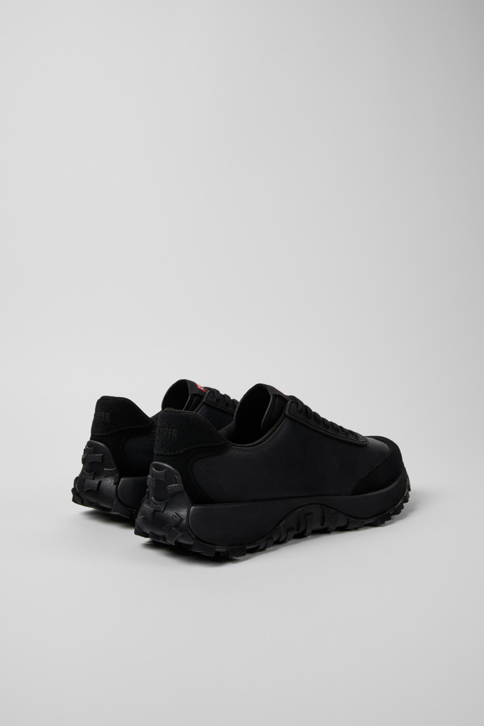 Neu Eingetroffen Camper Drift Trail - Schwarzer Herrensneaker aus Leder und Nubukleder.
