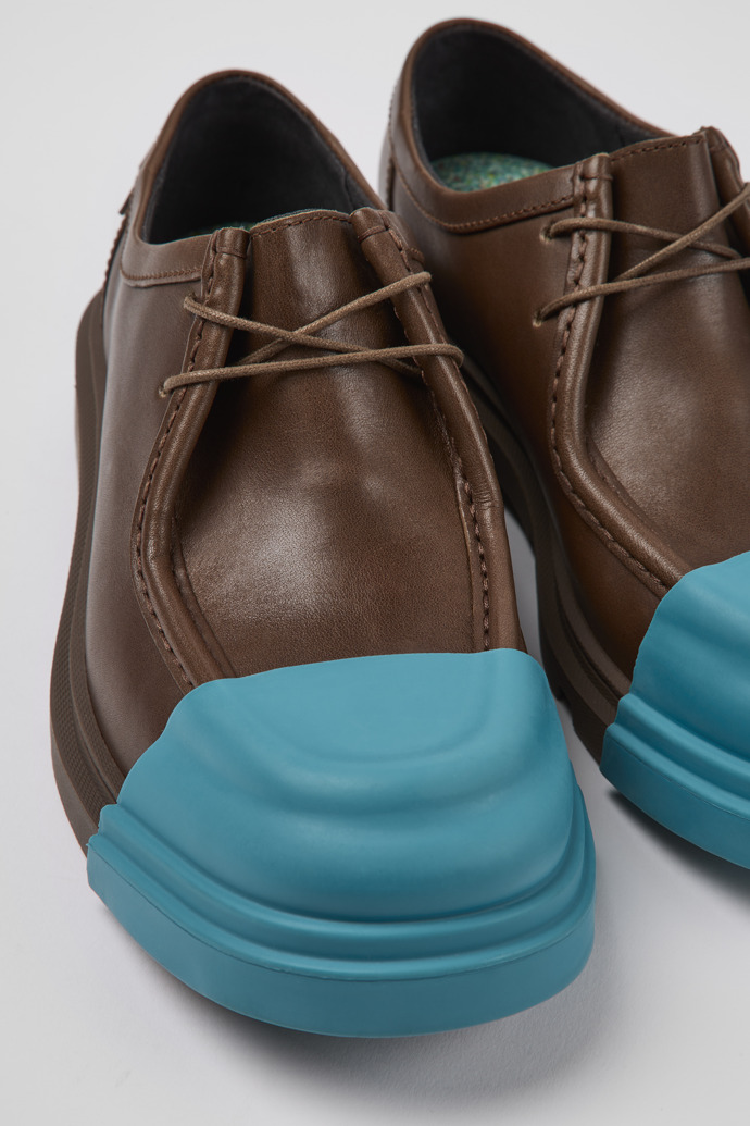 Neu Eingetroffen Camper Junction - Brauner Damenschuh aus verantwortungsvollem Leder