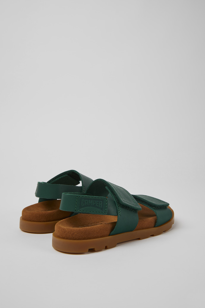 Neu Eingetroffen Camper Brutus Sandal - Grüne Kindersandale aus Leder