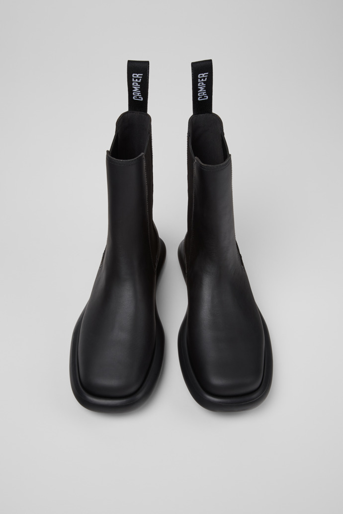 Neu Eingetroffen Camper Onda - Schwarze Lederstiefelette für Damen.