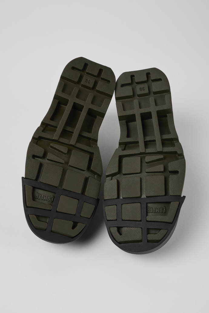 Neu Eingetroffen Camper Junction - Grüne Wallabee-Damenschuhe aus Nubukleder