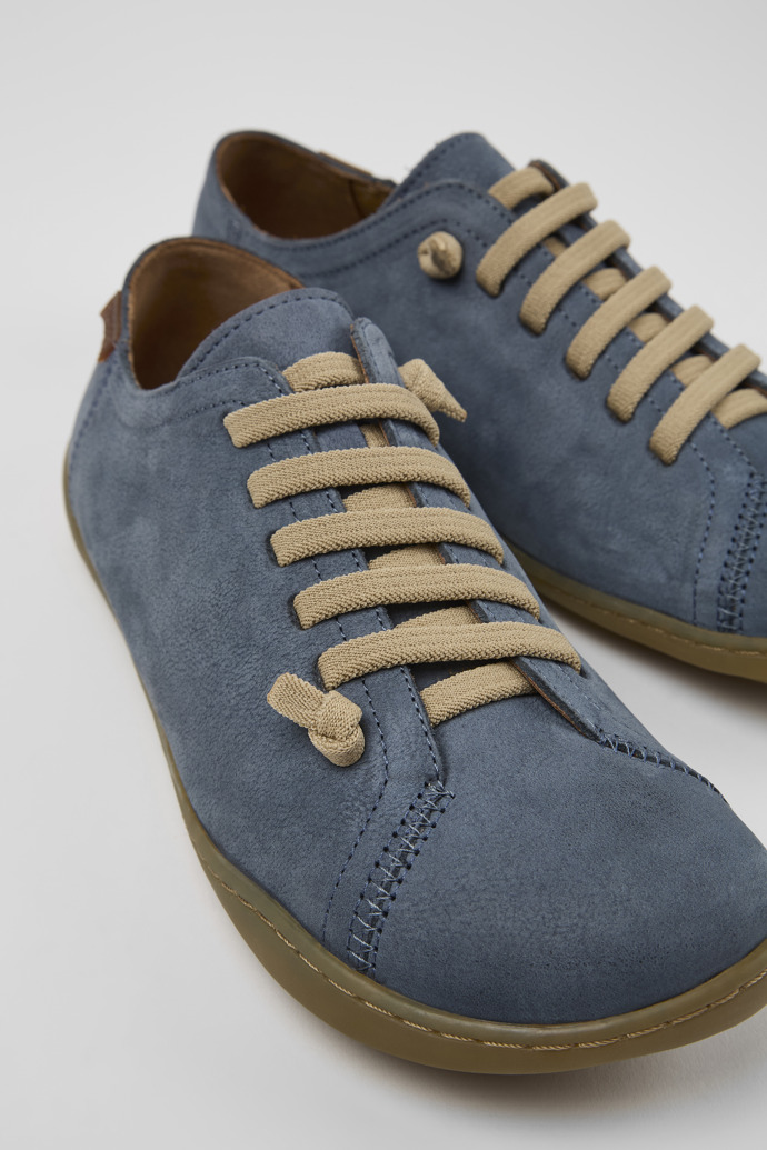 Neu Eingetroffen Camper Peu - Blauer Damenschuh aus Nubukleder