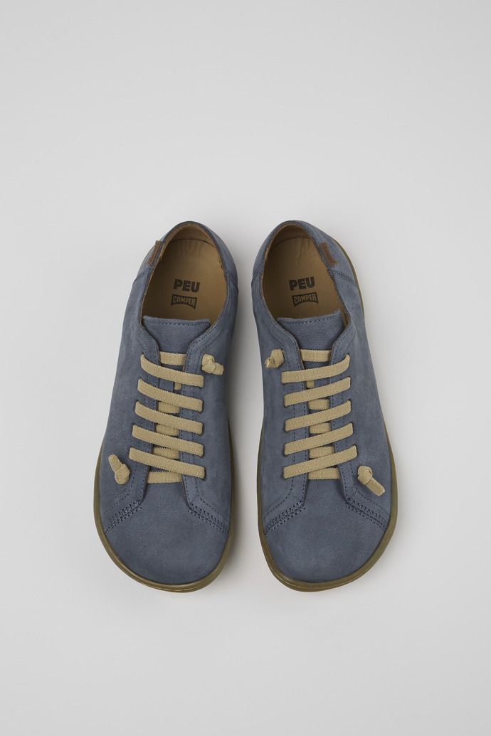 Neu Eingetroffen Camper Peu - Blauer Damenschuh aus Nubukleder